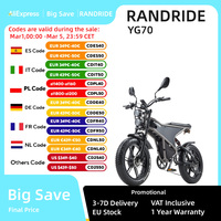 RANDRIDE YG70 All-Terrain Electric Bike 27.5 inch Adult E-Mountain Bike 250W 48V14.5Ah Battery ,City Electric Bicycle