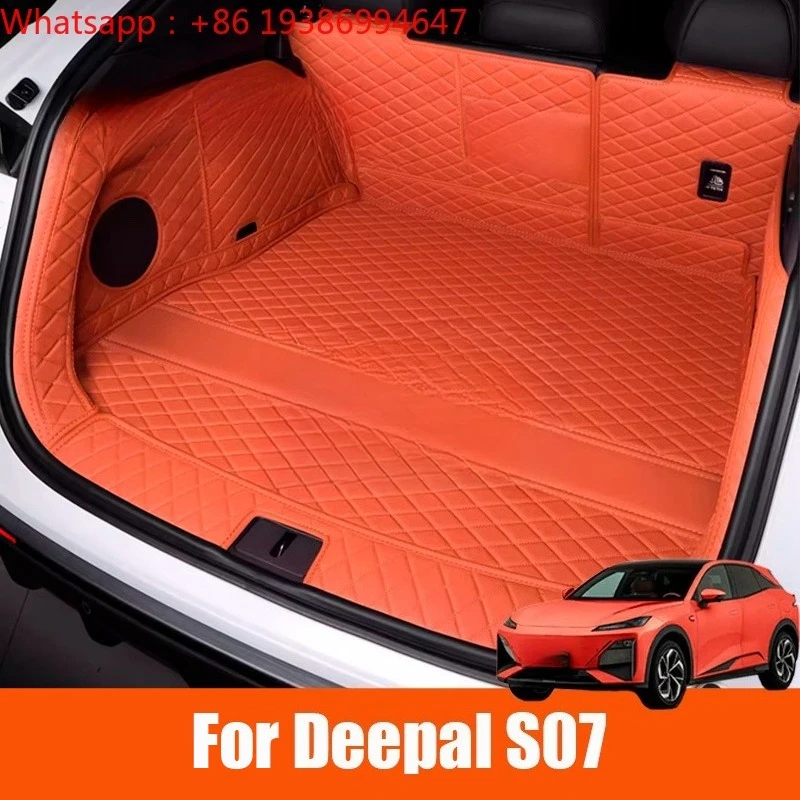 For Changan Deepal S07 2024 2025 2026 Rear Trunk Mats Trunk Cushion Full Surround Trunk Pad specific Modification Accessories