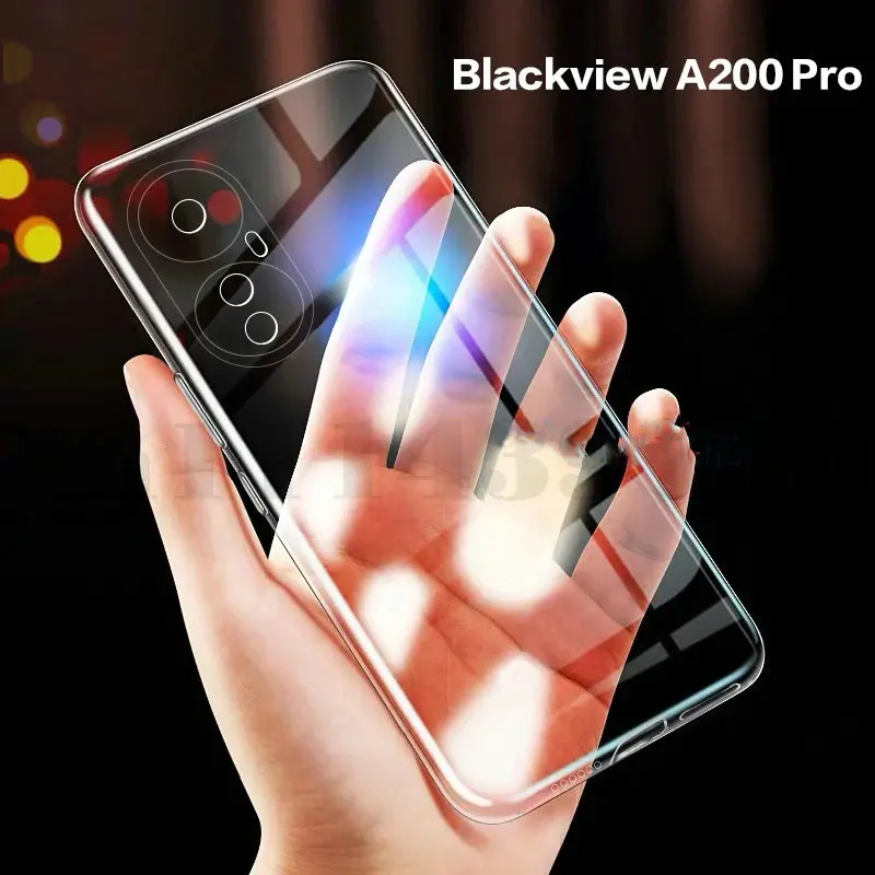 For Blackview A200 Pro Case Ultra Thin Crystal Clear Shock Absorption Technology Bumper Soft TPU Cover For Blackview A200 Pro