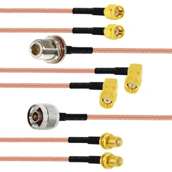 Wireless Antenna Extension Cable SMA Male Female RP To N Plug Jack With Nu Pigtail Adapter RG316 15cm NEW Wholesale