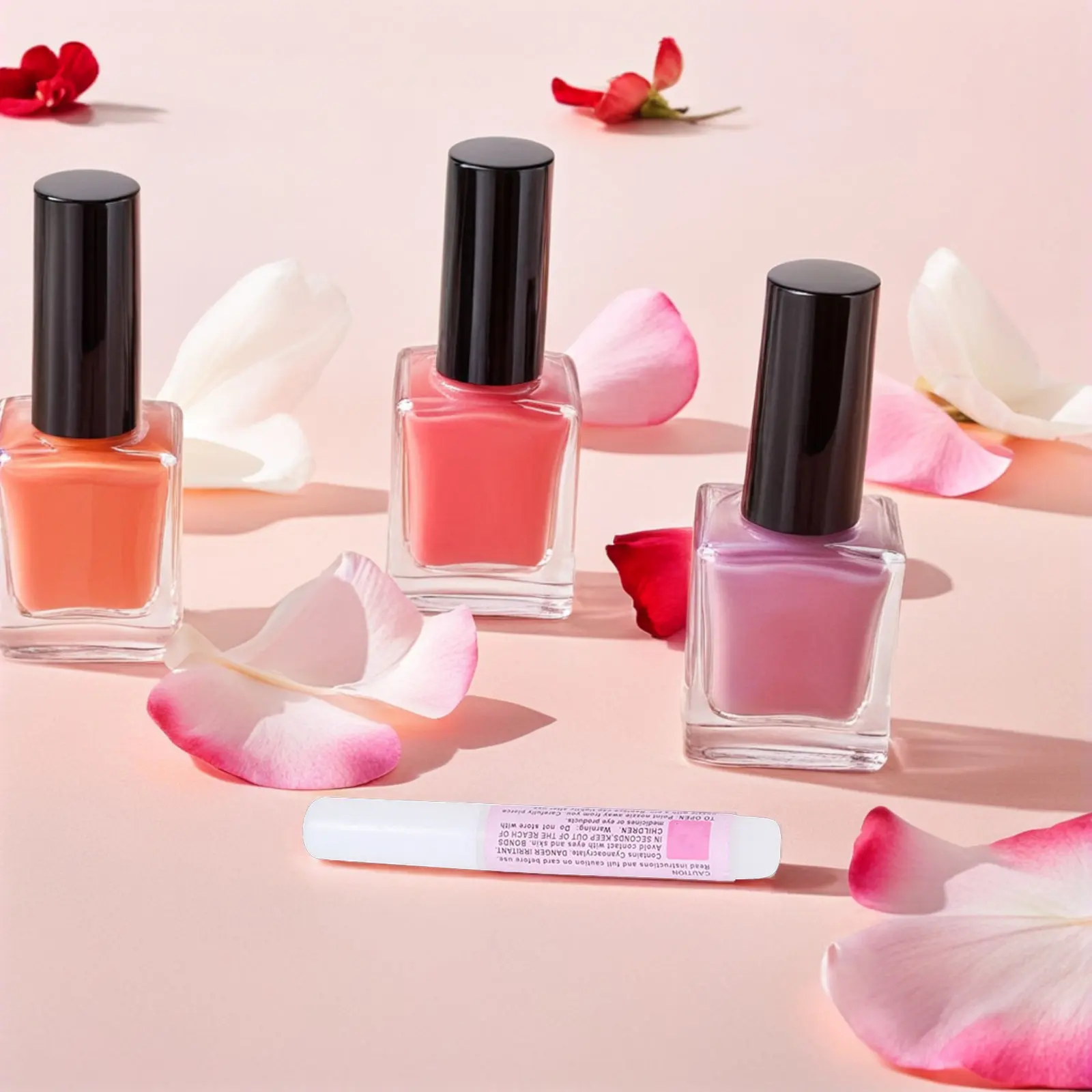 25Pcs Salon Grade Nail Glue 2G High Viscosity No Bubble Adhesive for False Nails Rhinestones Nail Art Tips Manicure Tool Kit