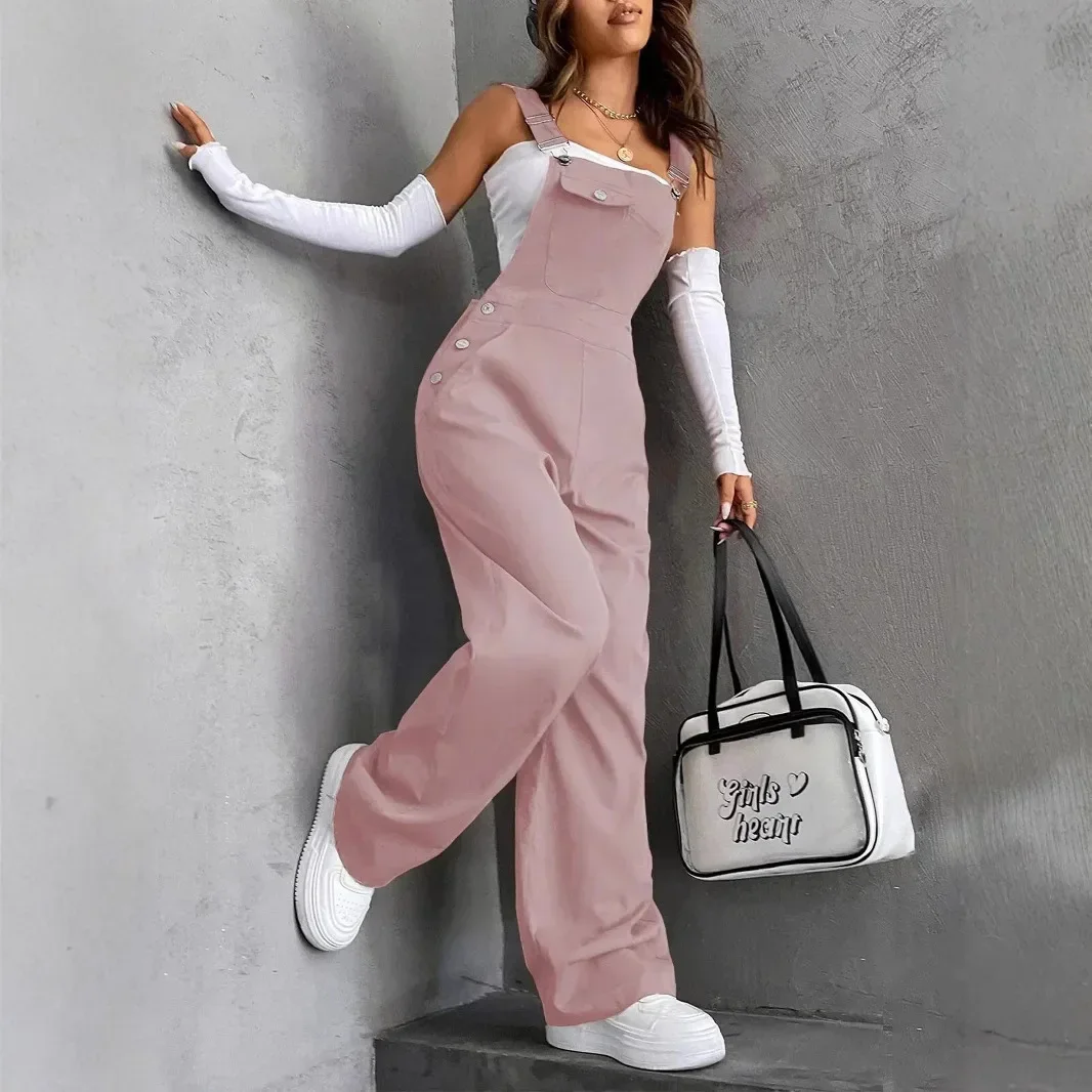 

Adjustable Anti-Aging Women's Cargo Pants Street Style Loose Casual Trousers Long Pants Cross-Border New Arrival