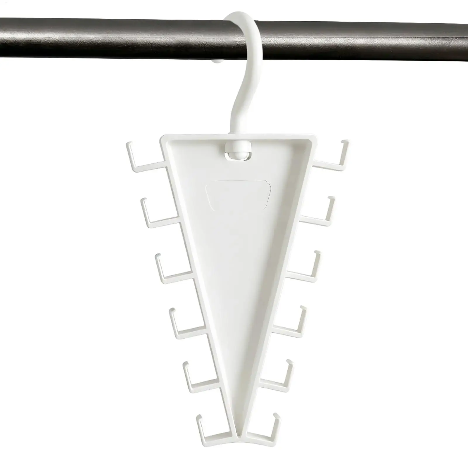V-Shape Multi Hook Closet Hanger Organizer Rotatable 12 Hooks Double Sided Hanger Space Saving Multifunctional Wardrobe Hat Rack