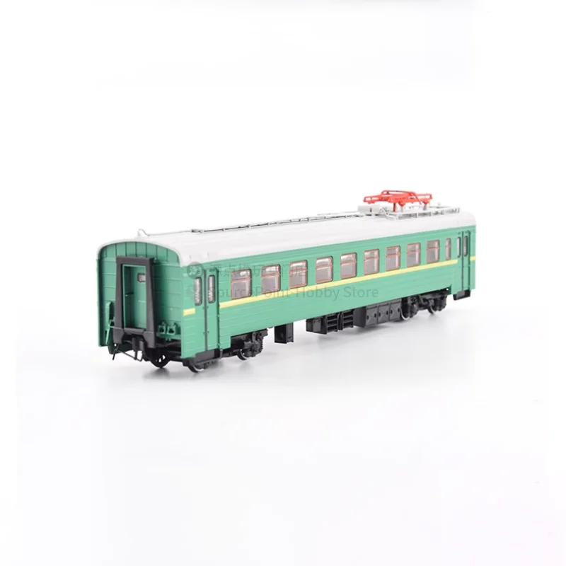 Diecast 1/87 Scale Soviet ER2 Train Transport Carriage Plastic Car Model Collectible Ornament Gift Display