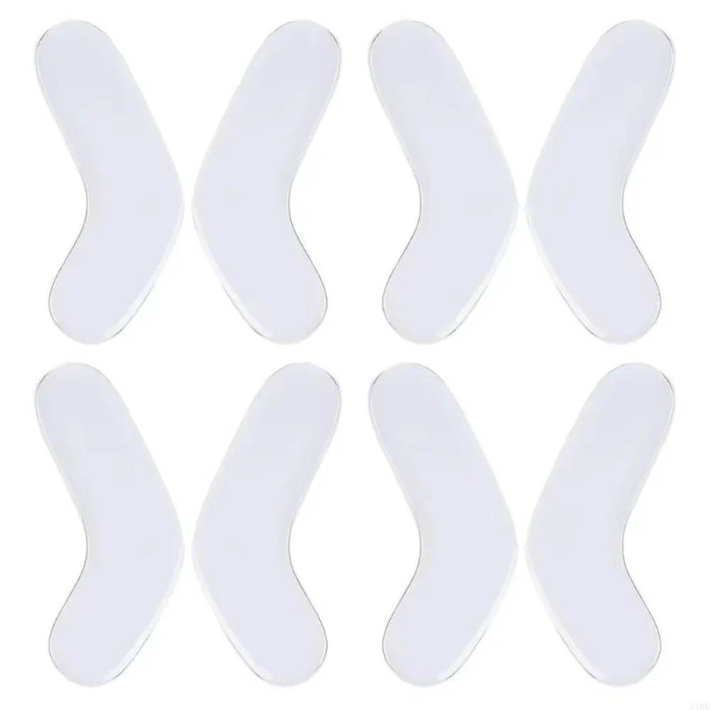 Gel Cushioning Gel Pad for Ski Boots Breathable Polyester Durable Ski Boots Heel Protector Adhesive Curved