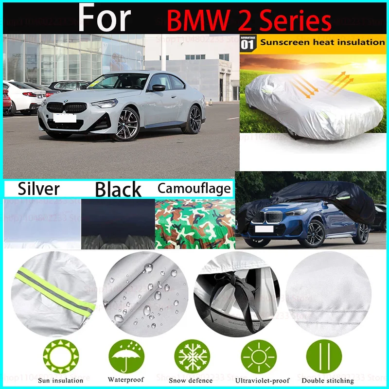 

Waterproof Car Covers for BMW 2 Series All-season Car CoverDustproof, Snowproof and UV-resistant Accessories