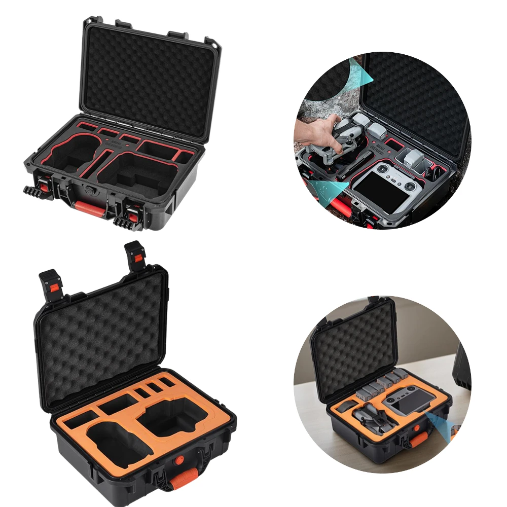 ل DJI MINI 5 Pro حقيبة هارد شل مقاوم للماء ل DJI MINI 5 Pro صندوق حمل مقاوم للانفجار ملحقات طائرة بدون طيار صندوق