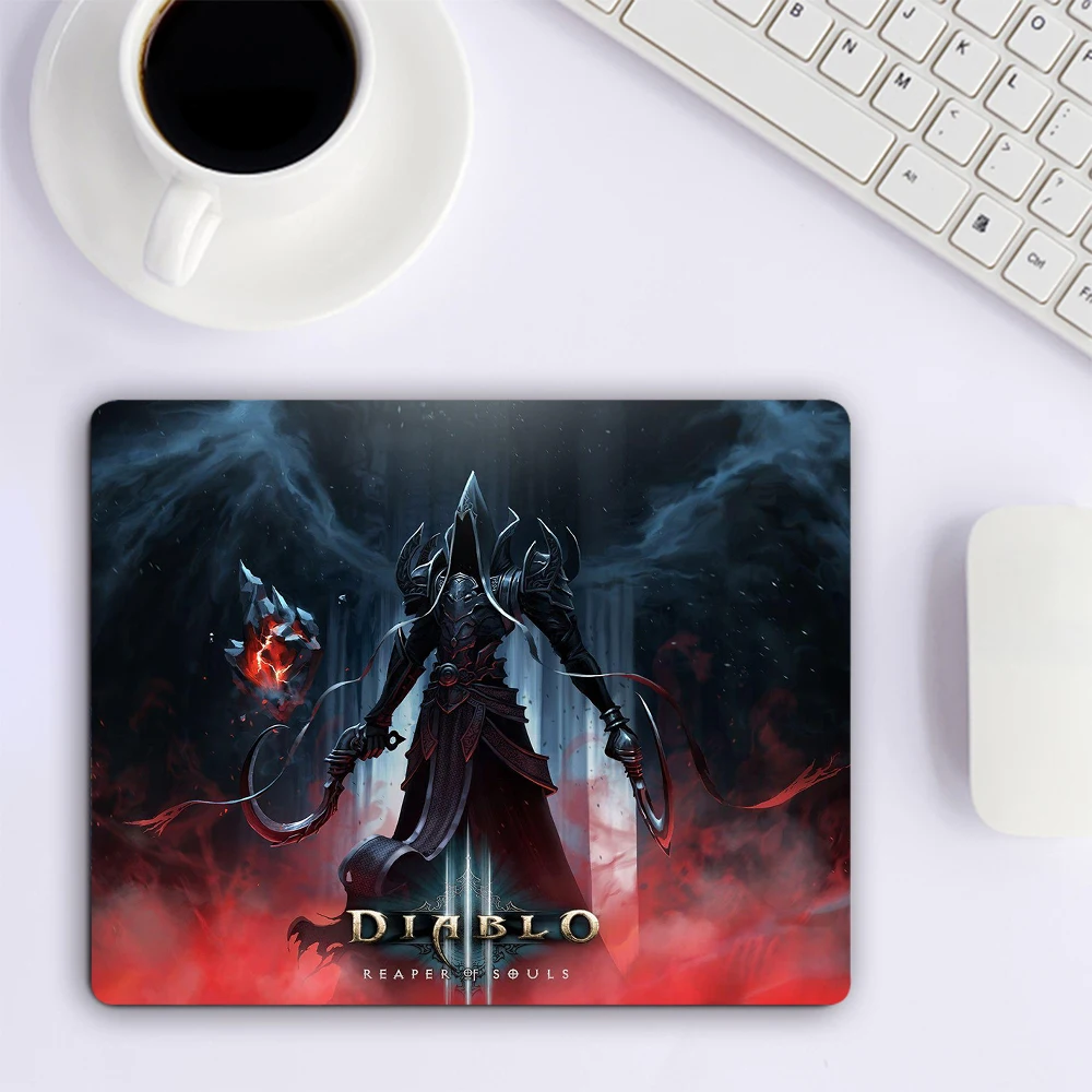 Diablo Small Mouse Pad Computer Gaming Accessories Keyboard Mouse Mat Silicone Office Desk Pad PC Gamer Mousepad Laptop Mausepad