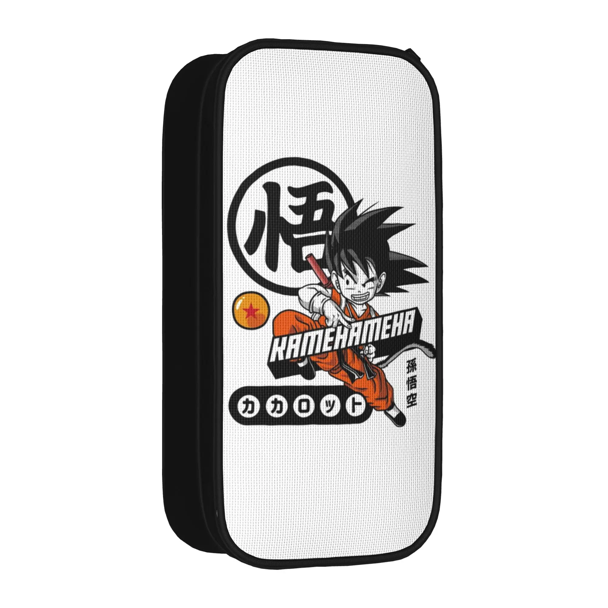 

Fun Kamehameha Dragon Ball Pencil Cases Pencil Box Pen for Student Big Capacity Bag School Supplies Zipper Stationery