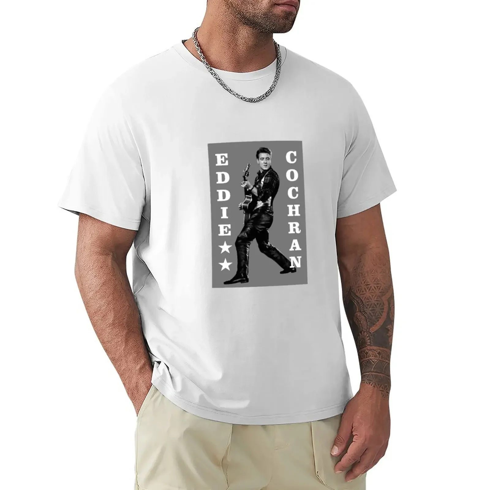 Eddie Cochran T-Shirt sports fans shirts graphic tees mens  t-shirts big and tall