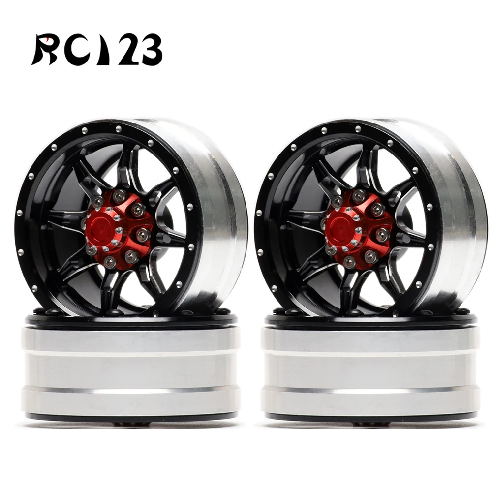 

1,9-дюймовые легкосплавные диски Beadlock 56 мм для RC 1/10 Rock Crawler Car Traxxas TRX4 CC01 TF2 Axial SCX10II MST Jimny D90 D110