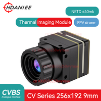 256*192 9MM FPV Camera Thermal Imaging for FPV Drones with CVBS Interface Longwave IR 12um Micro Thermal Imager Camera Module