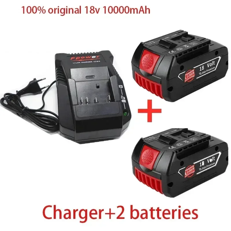 

Литий-ионный аккумулятор Bosc18V 10000 мАч Bat609, Bat609g, Bat618, Bat618g, Bat614, 2607336236 Bosch + зарядное устройство