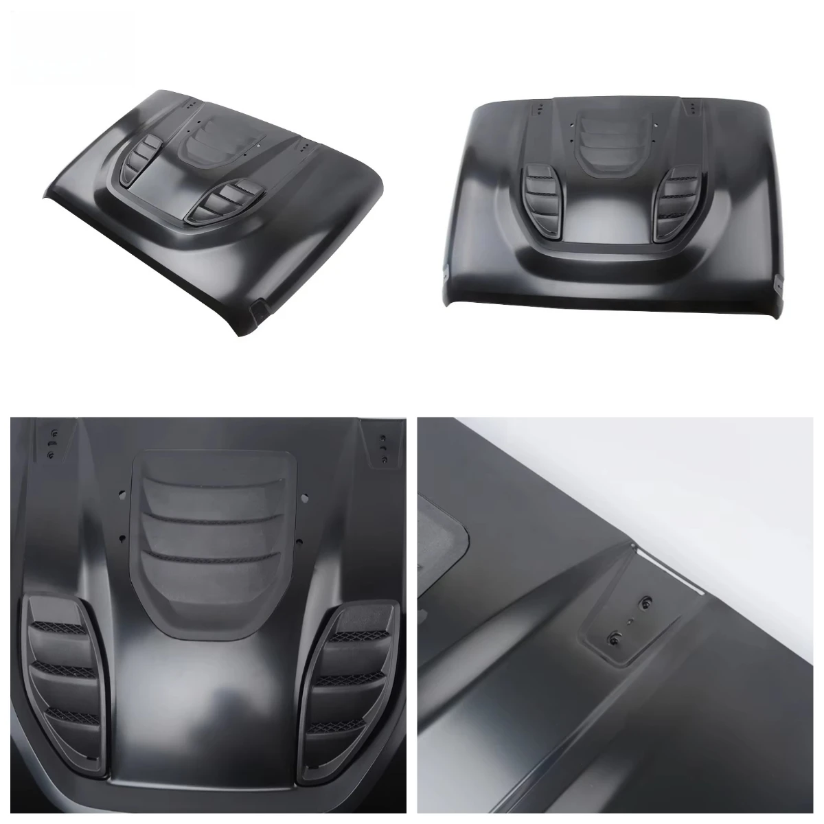 

Offroad Black New 10th Anniversary Hood for Wrangler JK 2007+ Car Parts Steel Hood