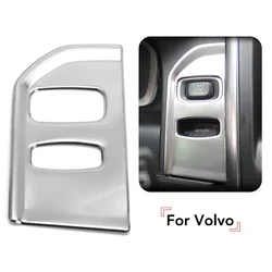 Car Styling Chrome Ignition Device Key Hole Frame Keyhole Decorative Cover for Volvo XC60 2012-2017 Interior decal Accessories