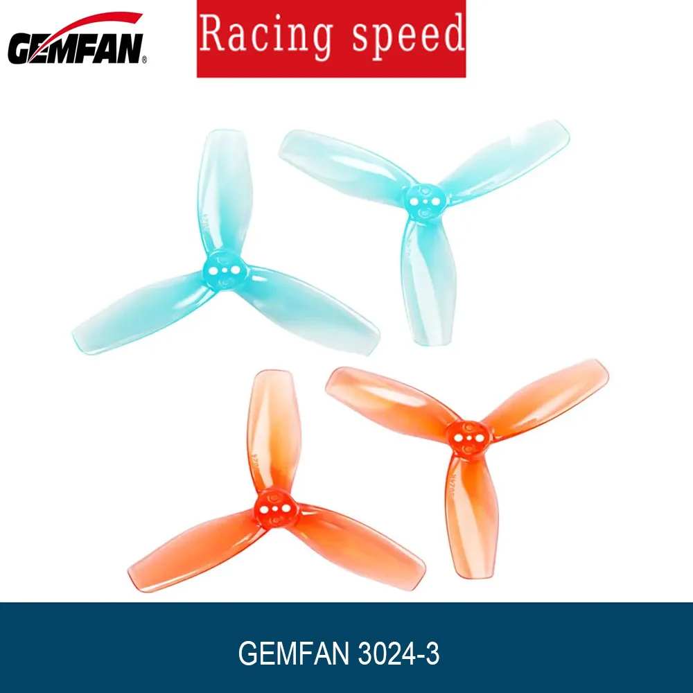 6Pairs GEMFAN 3024 3-Blade Propeller 3Inch Prop Voor F9A-B RC Vliegende Bal/Voetbal Drones FPV 3inch Tandenstoker Cinewhoop Ducted