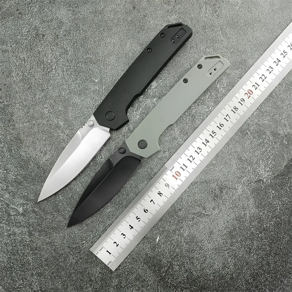 Folding Knife KS 2038 D2 Blade Nylon Fiber Handle High Quality Pocket Knife Outdoor EDC Survival Camping Hiking Hunting Tools