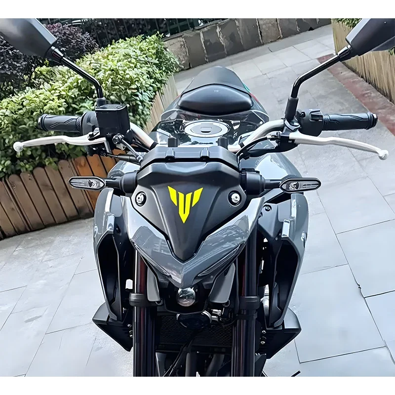 2Pcs Refit Sticker Reflective Vinyl Mt Logo Motorcycle Sticker Fit For Yamaha Mt-03 Mt-07 Mt-09 Mt-10 MT 07 09 03 10 Decal image 4