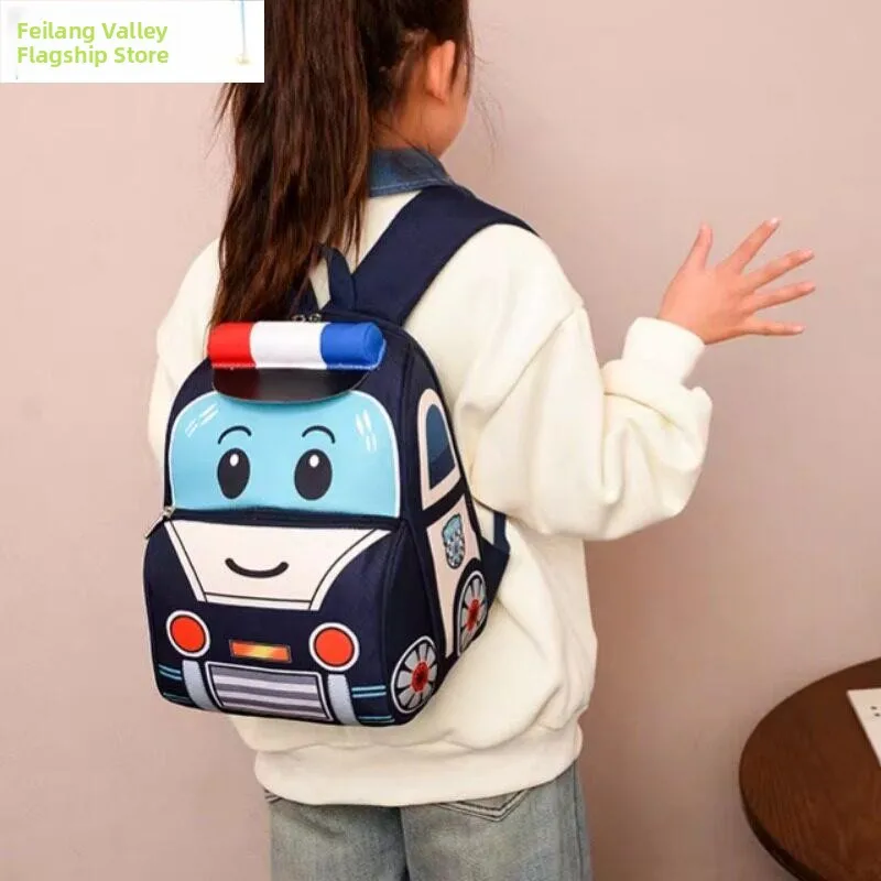 2026-new-children's-backpacks-for-kindergarten-3-to-6-years-old-cars-backpacks-boys-and-girls-double-shoulder-fire-truck