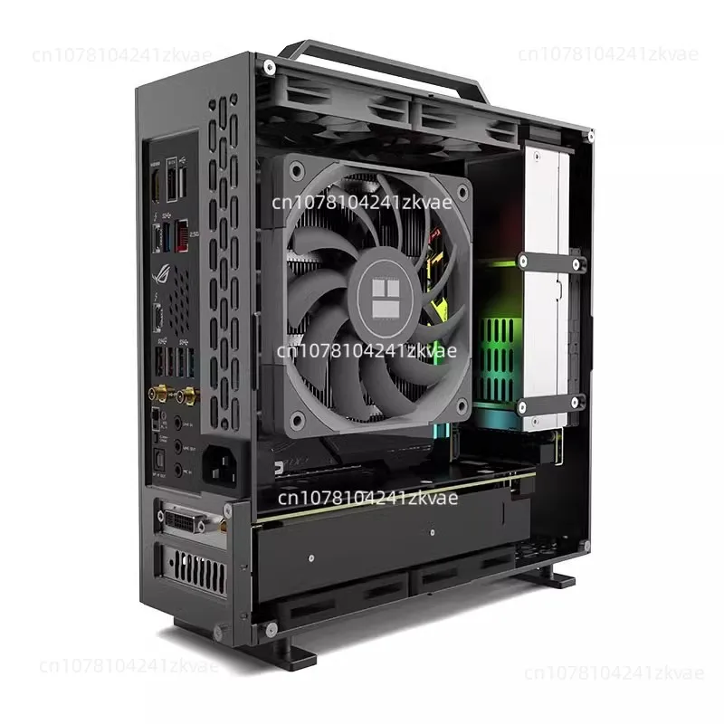 5-liter Mini A24-V5 Dual Slot Single Display 1u Power Itx Chassis, Double-sided Chamfering