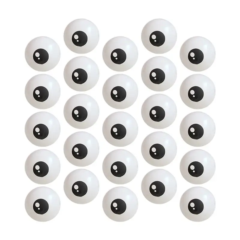 100Pcs Eyeball Balloons Halloween Eye Latex Small Eyeball Round Latex Balloon Terror Party Decoration For Holiday Party Supplies