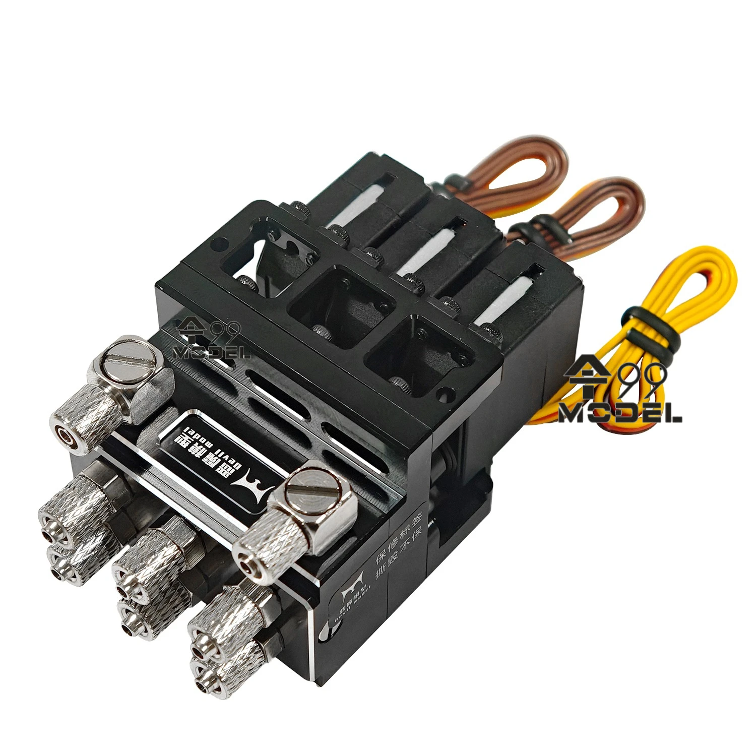 

Excavator Hydraulic Reversing Valve Metal Three-way Hydraulic Valve Suitable for 1/12 1/14 RC Hydraulic Excavator Loader Parts