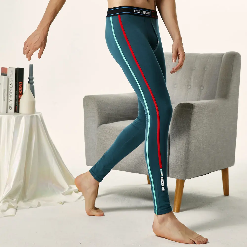 Intimo termico pantaloni uomo inverno cotone mutandoni pantaloni attillati pantaloni attillati a compressione