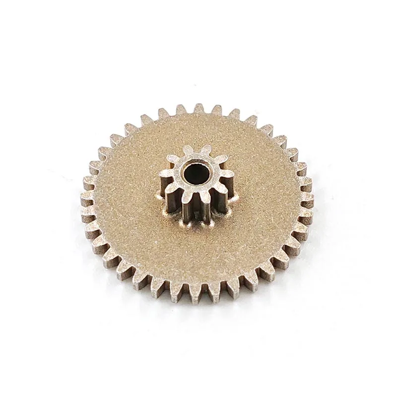 36102B Double Mold Gear 36T+10T 36 Tooth 0.5M 10Teeth 0.5M Hole 2mm Loose Fit Metal Pinion Toy Robot DIY Model