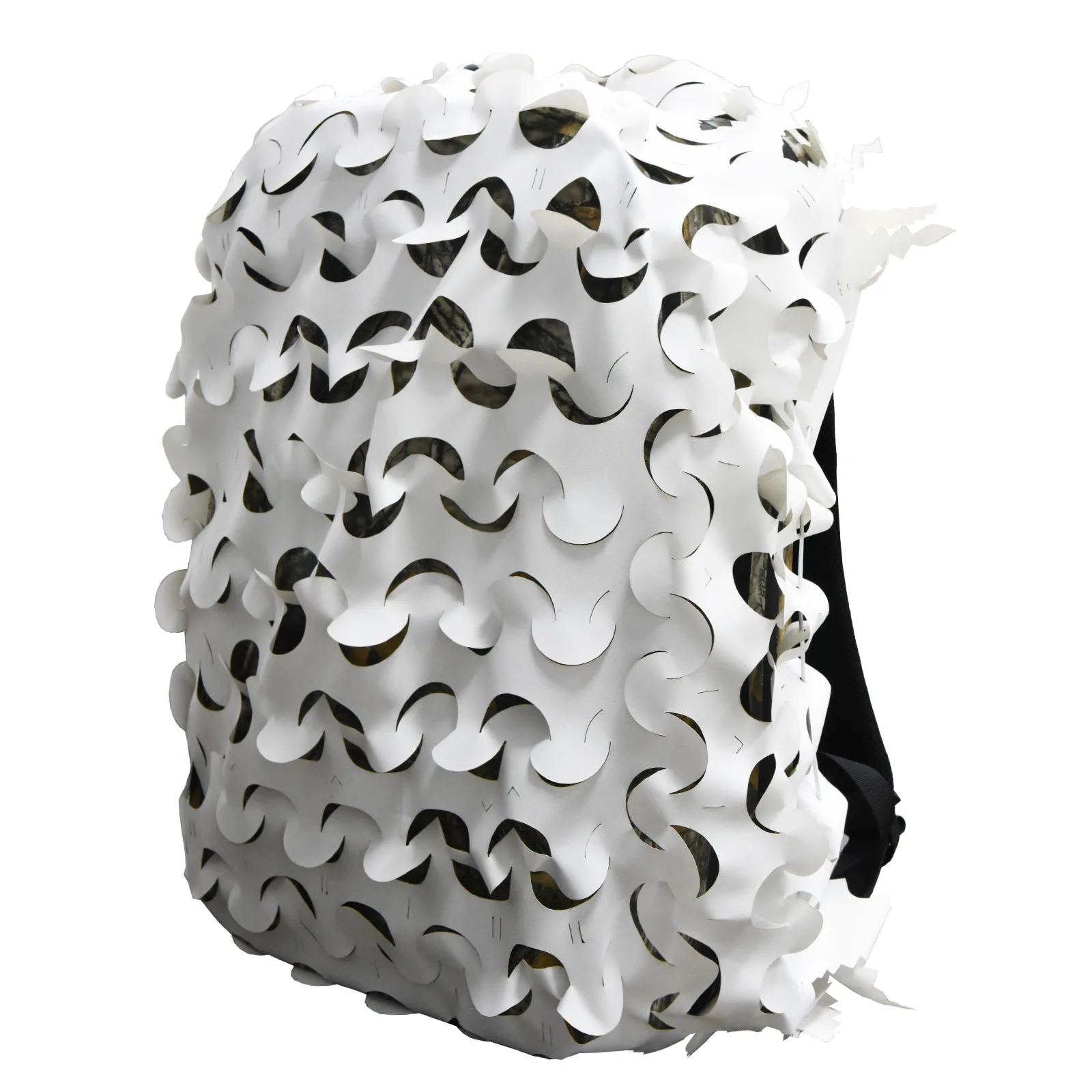 MCAP الشتاء التمويه الأبيض الثلوج كامو ثلاثية الأبعاد في الهواء الطلق التكتيكية خوذة غطاء شرائط القماش ، قناع وشاح ، قفازات ، قبعة ، حزام