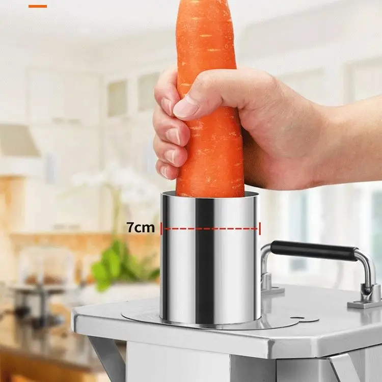 Kitchen dicer sausage cube cutting machine carrot potato radish cucumber yam dicing machine small desktop vegetable cutter