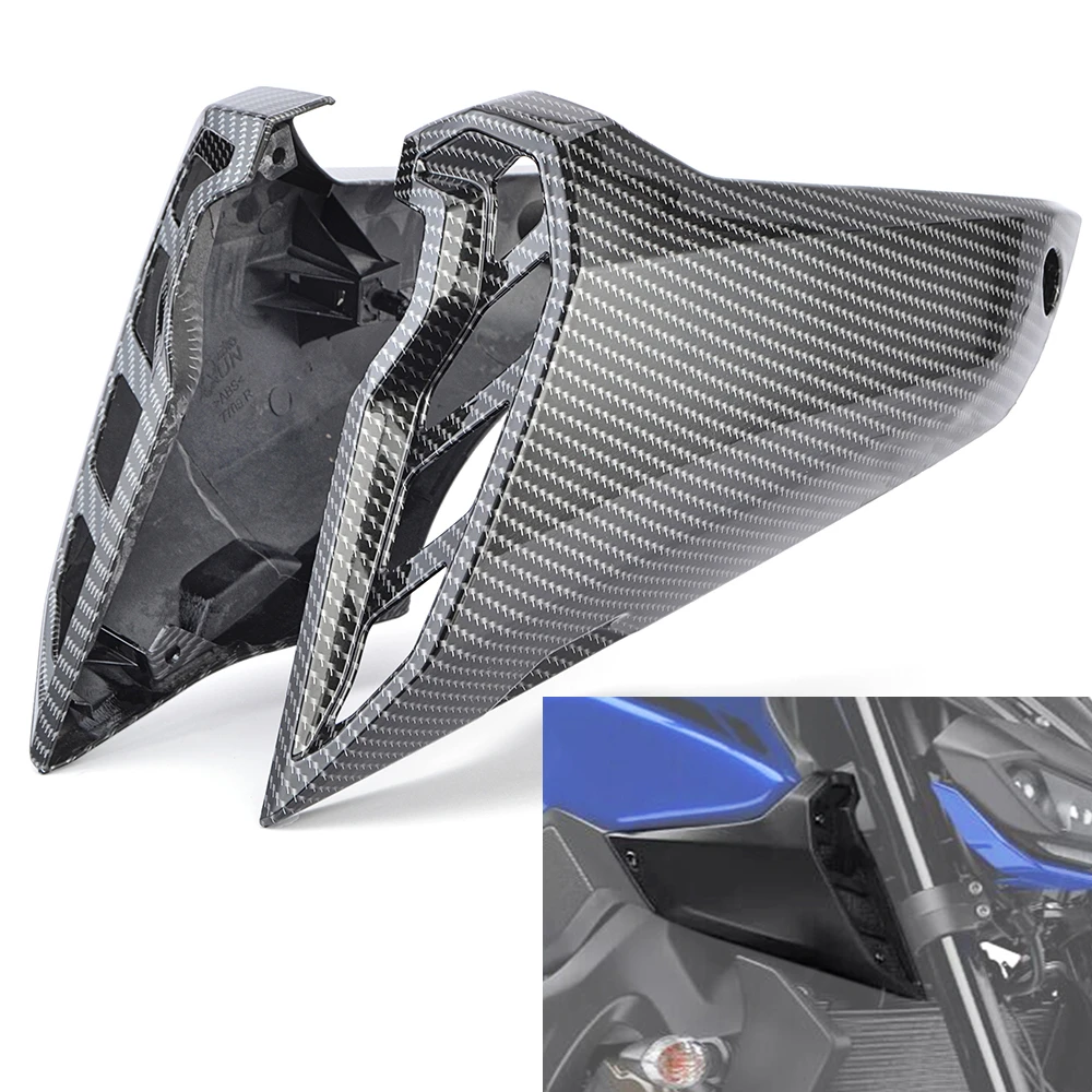 

Motorcycle Tank Side Fairings Air Intake Cover For Yamaha MT09 MT-09 2017-2021 FZ09 FZ-09 2018 2019 2020 2021