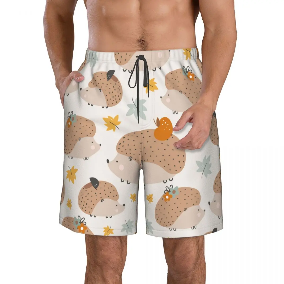 

Hedgehogs Ann Mushrooms Скандинавские пляжные шорты для плавания Купальники Шорты для серфинга Шорты для купания