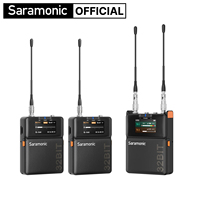 Saramonic K9 Dual-Channel Digital UHF Wireless Lavalier Microphone for Filmmakers Videographers Content Creators TV Stage Show