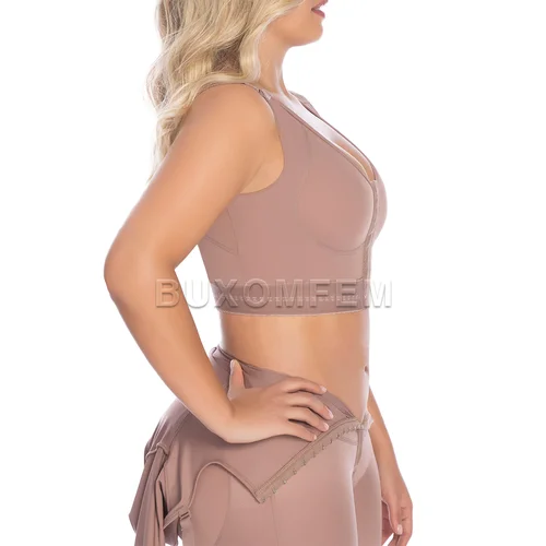 Imagen 2 del producto Sujetador elástico colorido ajustable con correas para los hombros, ropa interior de modelado Invisible para uso diario, Tops suaves y ajustados con XXS 2024