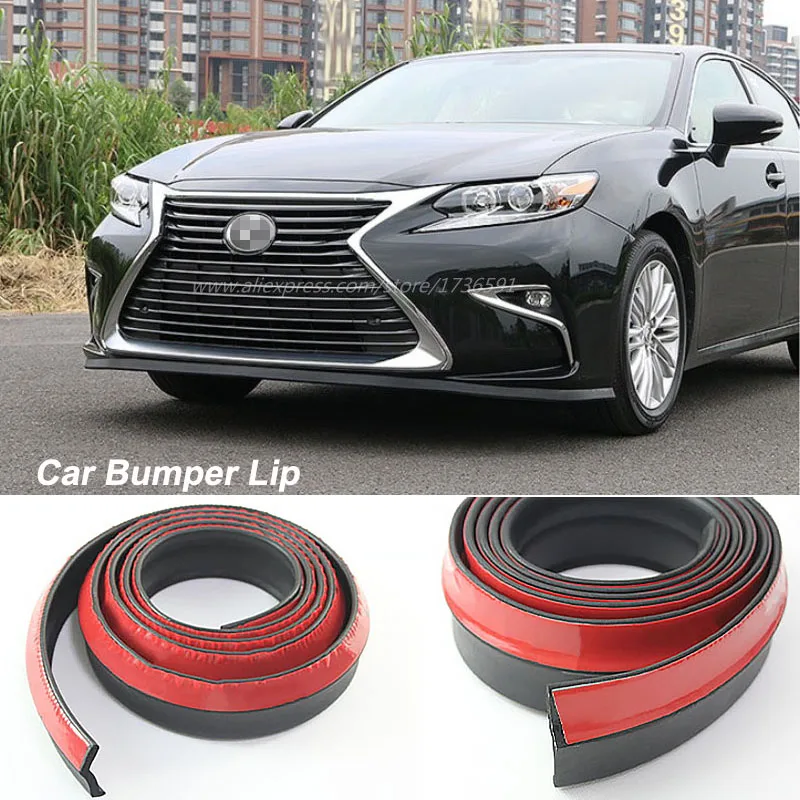 

For Lexus CT200h HS250h ES350 ES240 IS250 IS300 GS300 Bumper Lip Deflector Lips Body Kit Strip Front Spoiler Skirt Tuning View