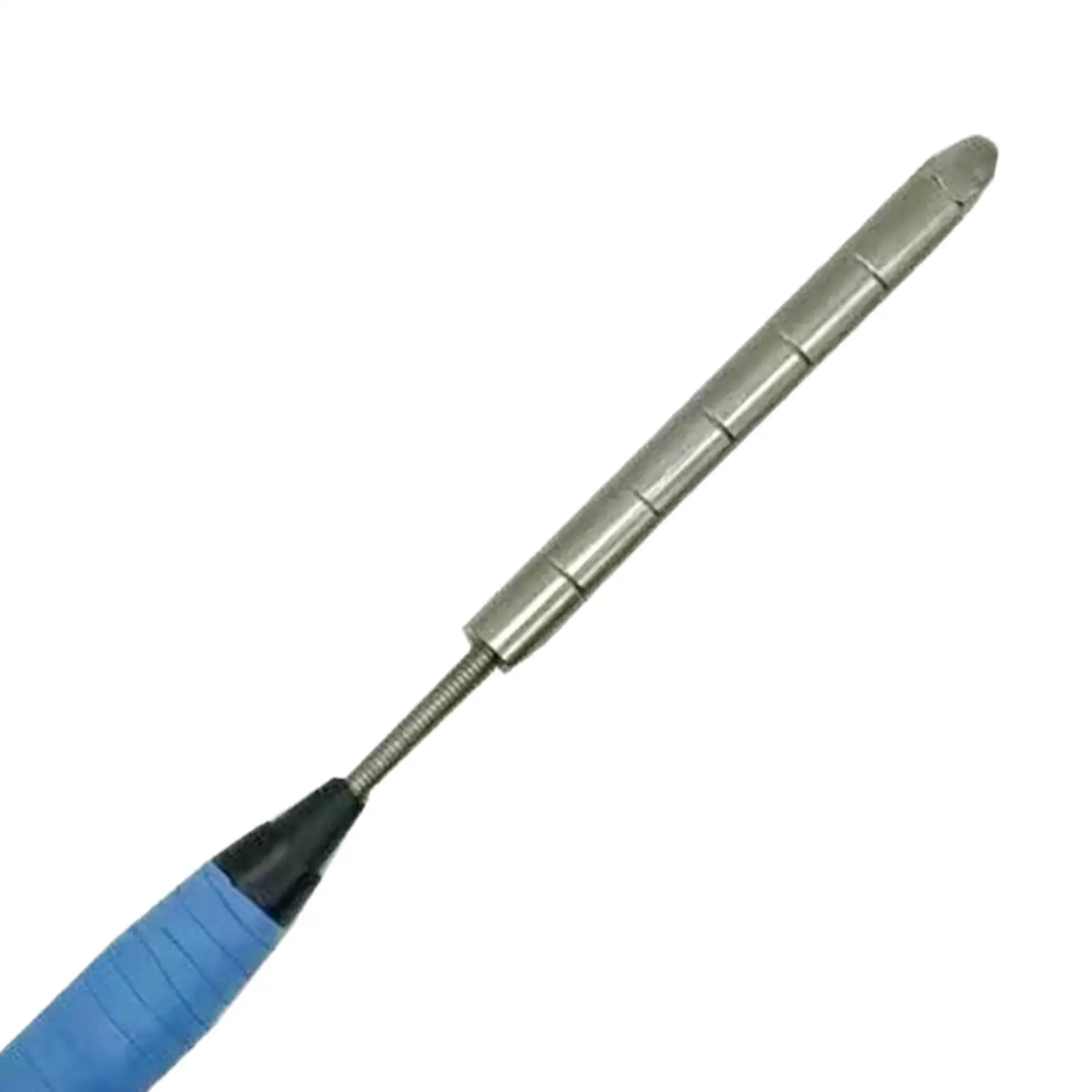 Badminton Trainer Stainless Steel Weight Block Pole Practical Badminton Racket Swing Trainer for Power Training for Kids Adults