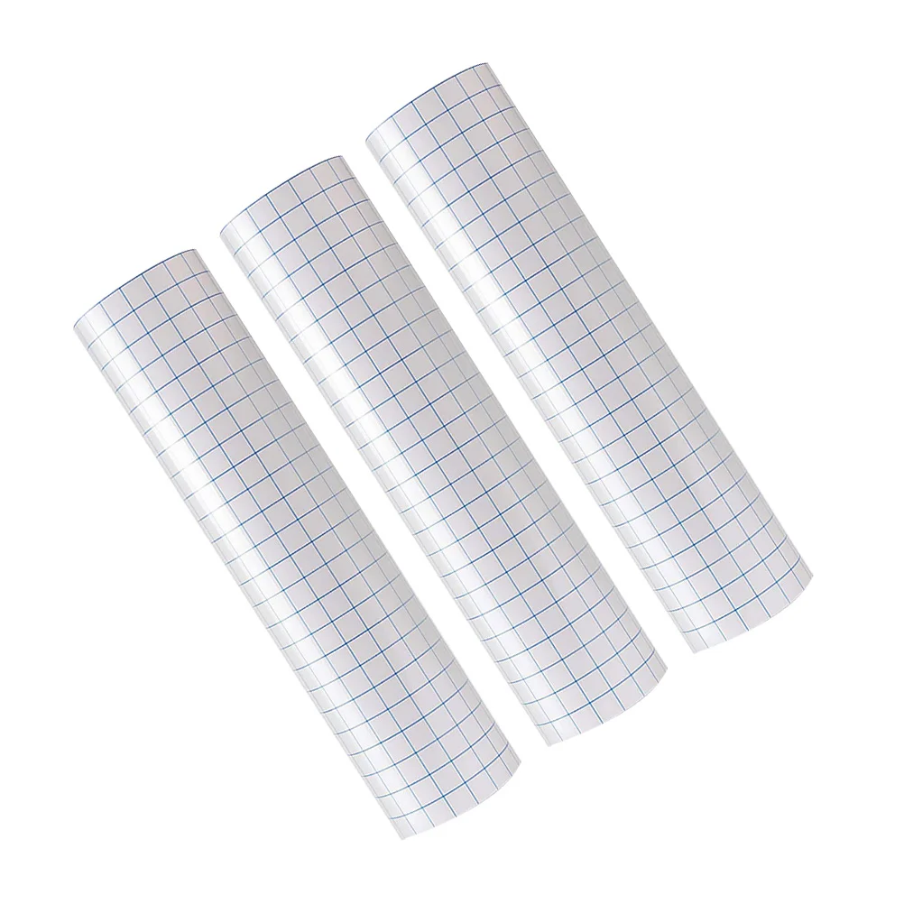 

3 PCS Transfer Film Affordable Tape Vinyl Decal Application Sports Alignment Grid Pvc DIY Accessories Self-adhesive