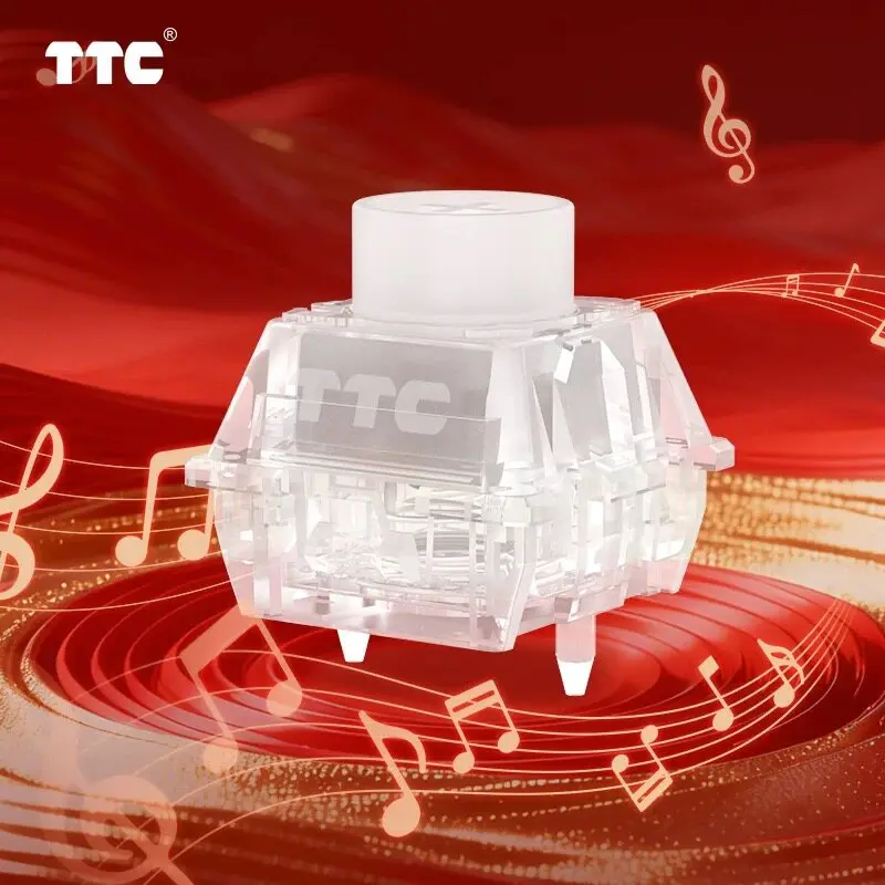 TTC Horse Magnetic Axis RGB Large Round Button Dual Light Position Built-in Sound Mechanical Switch GAMING Wooting