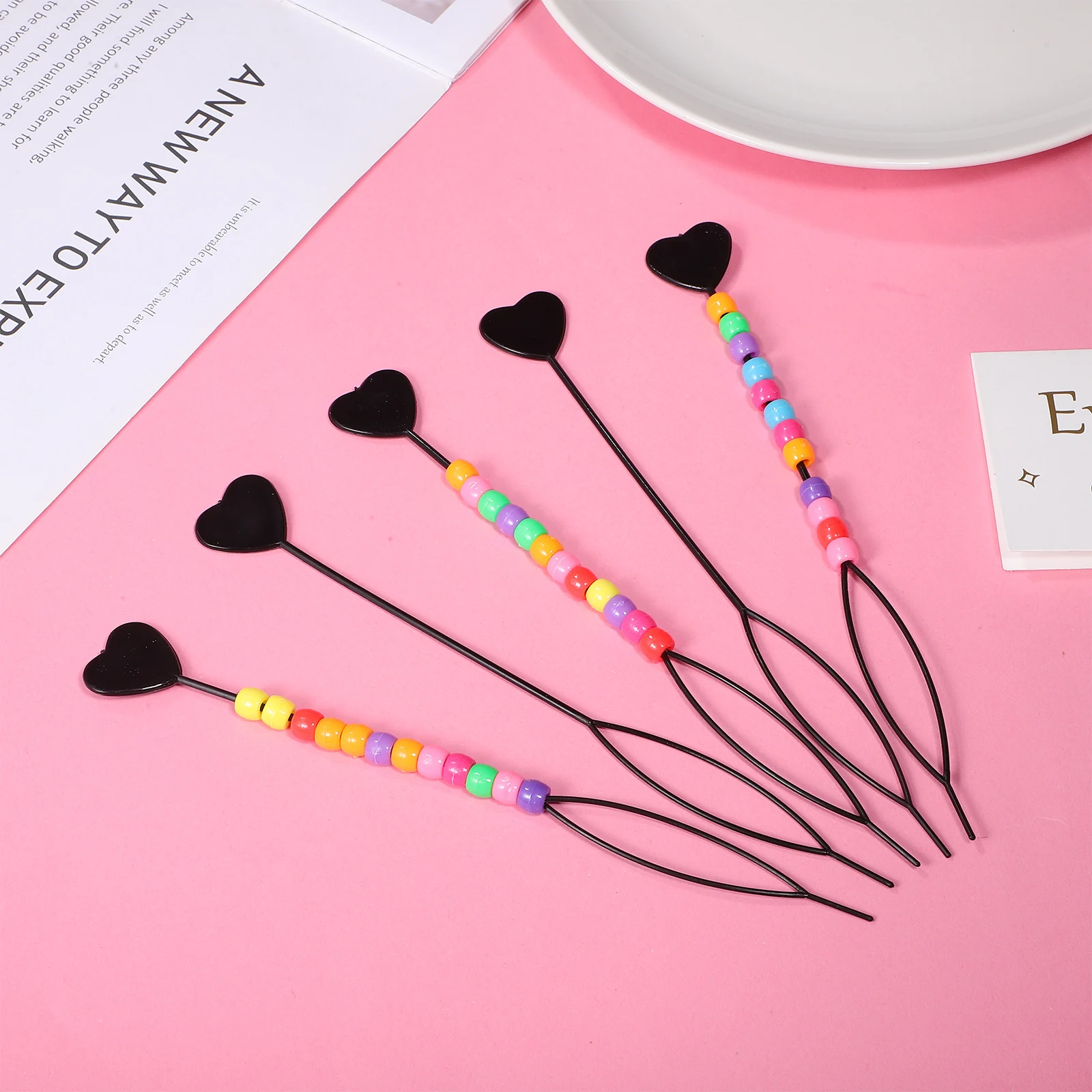 

18Pcs Hair Pull Through Tool for Kids Girls Women Styling Accessories Flexible Easy to Use Create Elegant Simple Fun Hairstyles
