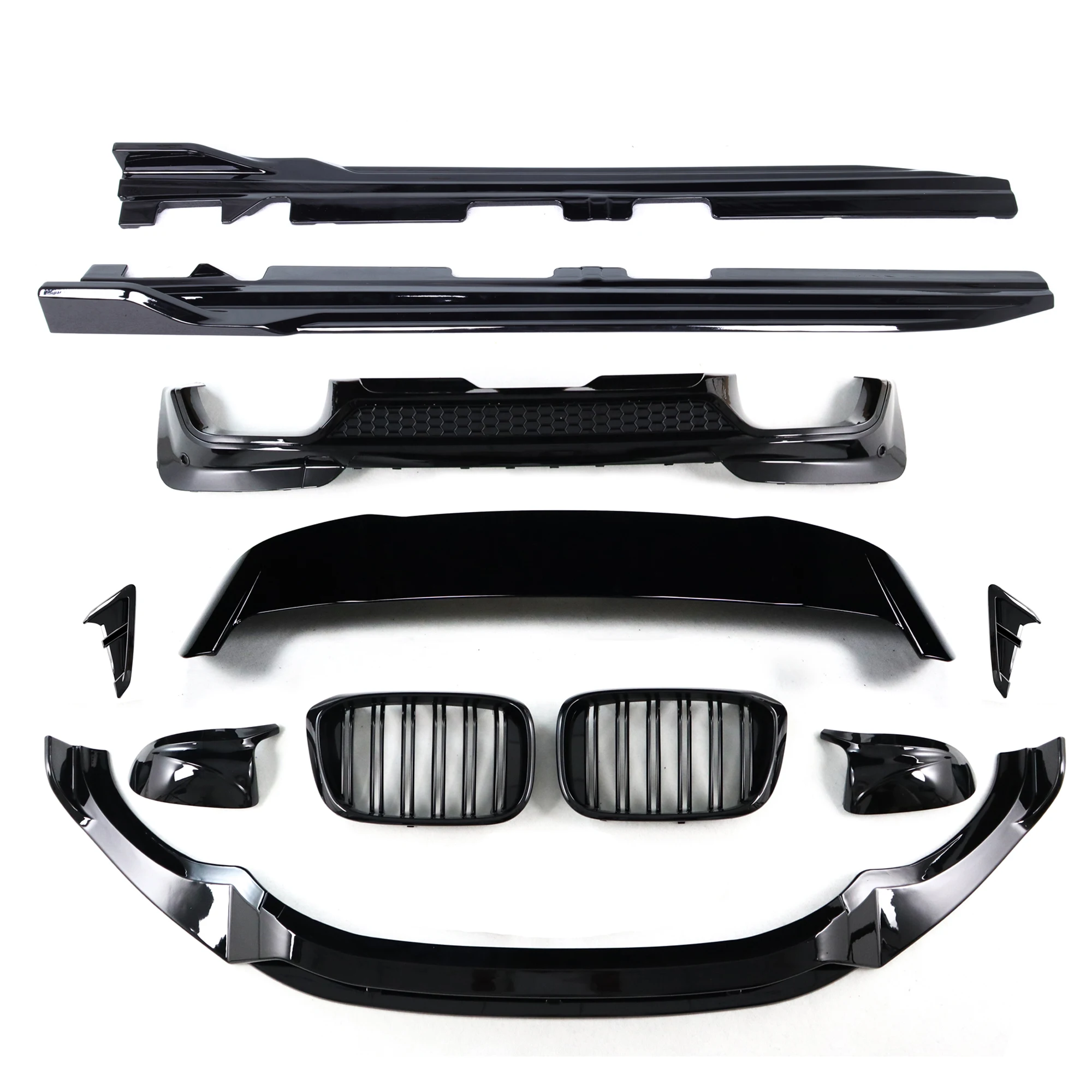 

STLF Gloss Black Body Kit with Front Lip Rear Diffuser Side Skirts Exterior Styling Performance Upgrade for BMWs X3 G01 17-22