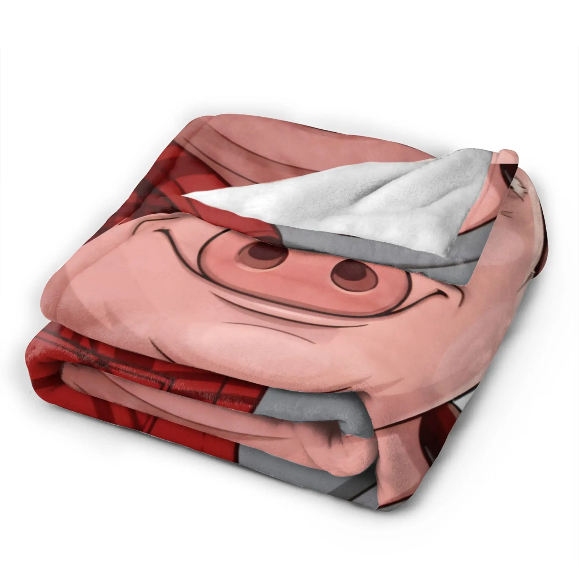 John Pork is Calling Blanket Girls  Flannel Bedding Throws For Living Room Warm Comfy Custom Quality Bedspread Gift