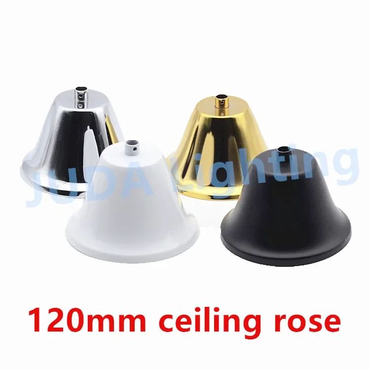 Vintage 120mm diameter ceiling rose ceiling canopy for led pendant light chandeliers E27 socket lamp base lighting accessories