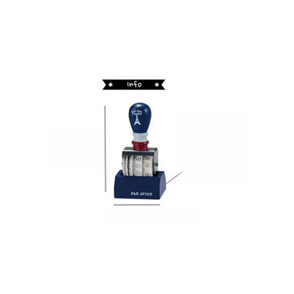 MT-3 الكورية مليئة بالطاقة مستوى المظهر العالي الرجعية تاريخ البريد ختم DIY مقبض الأسطوانة ختم مكتب مخطط أداة #6