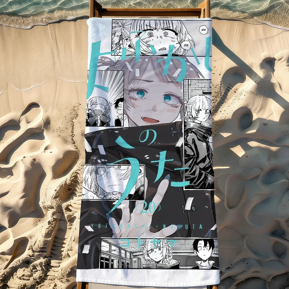 Anime C-Call of the Night-S Towel Sports Quick Dry Travel Camping Gear Sandproof Soft Light Large Beach Towel