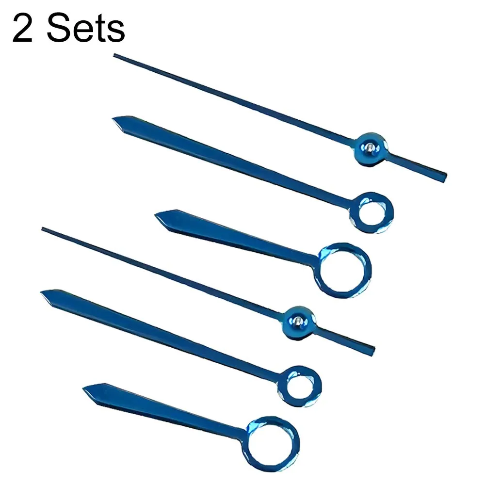 1/2/5 مجموعات الأزرق ساعة الأيدي صالح ل NH35 NH36 4R 7S حركة تعديل جزء 3 دبابيس الإبر مؤشرات الساعات اكسسوارات