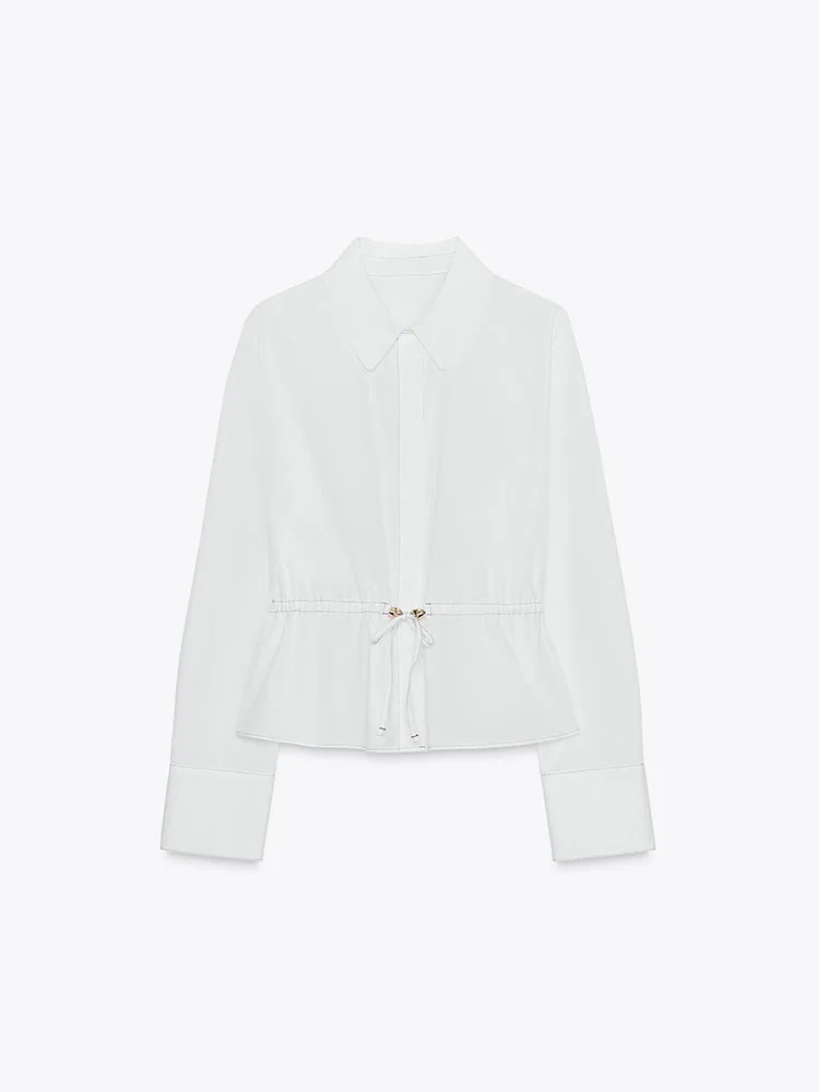 2025년 가을 신상 여성 롱 스커트 V넥 타이드 자수 라인 엘레강트 실크 패셔너블 전통...