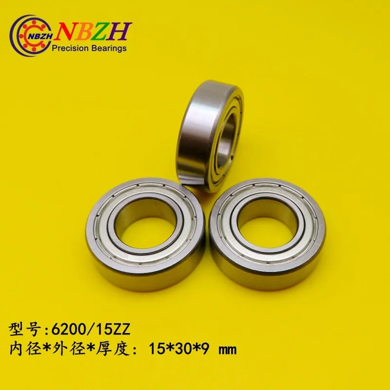 Free Shipping  10 PCS /LOT NBZH bearing Non-standard Motor 6200/15 ZZ 6002/30 6200ZK-15 15*30*9 Mm