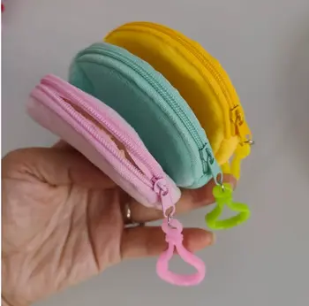 超級瑪利歐兄弟零錢包可愛男孩毛絨小錢包桃子黛西女孩迷你耳機鑰匙包兒童拉鍊零錢包 6 最佳銷售 桃子超級瑪利歐 - №6