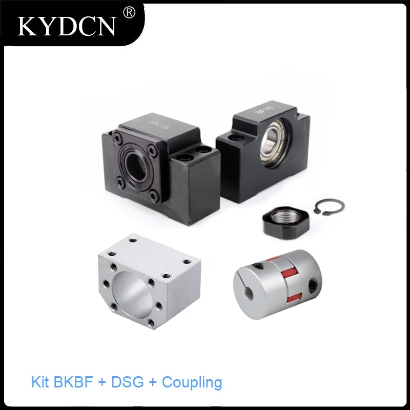 BKBF End Support Kit BK BF + DSG Nut Housing + Coupling for SFU1204 1604 2004 2504 Ball Screw CNC Mechanical Parts