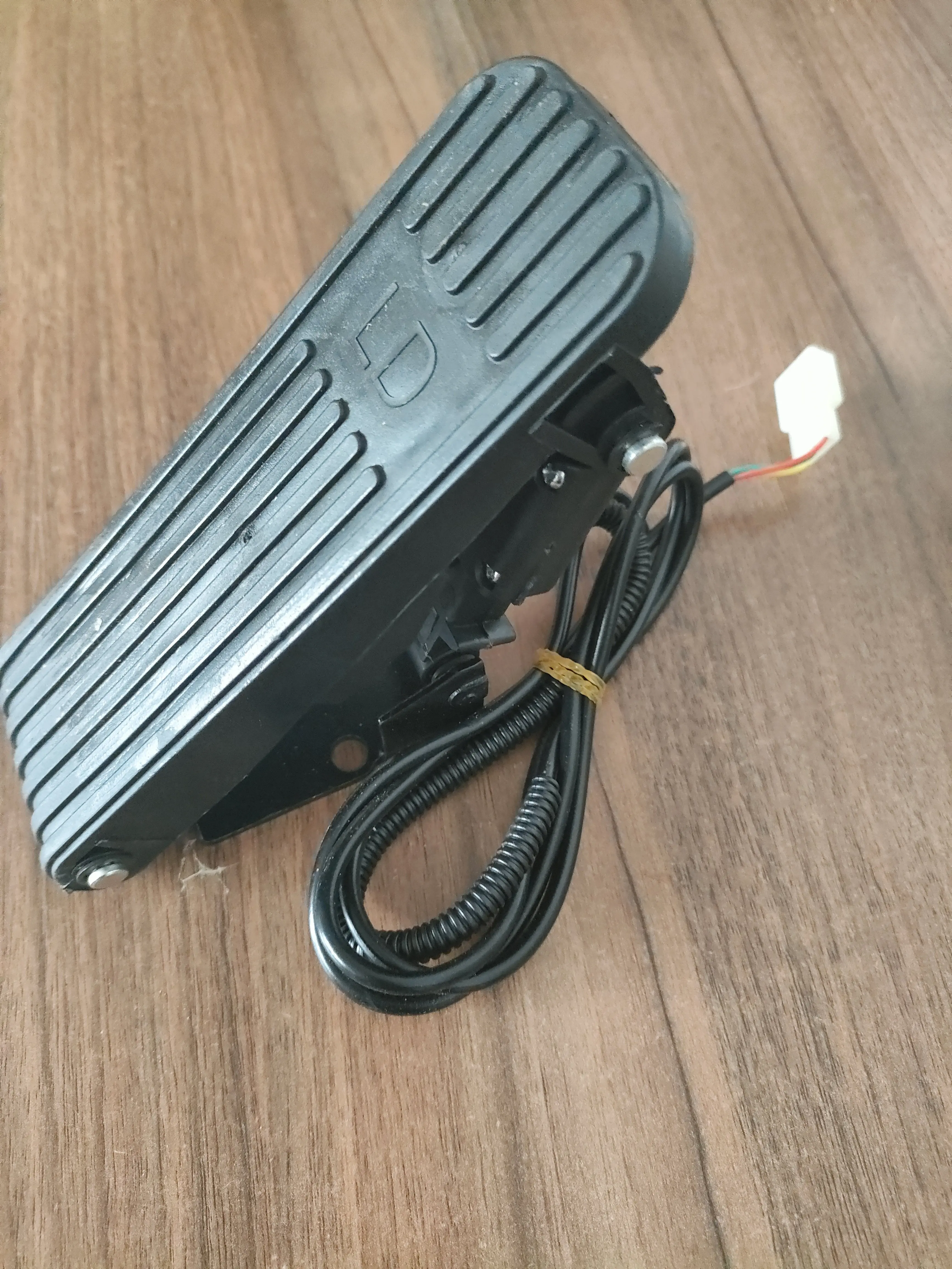 Electric shovel modification foot pedal